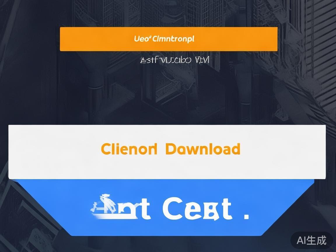 寻找客户端下载入口：在首页明显位置，通常会有“客户